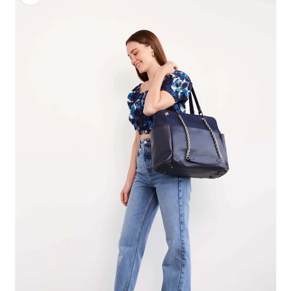 BEIS Handbags - BEIS The Diaper Bag Navy Blue NWT